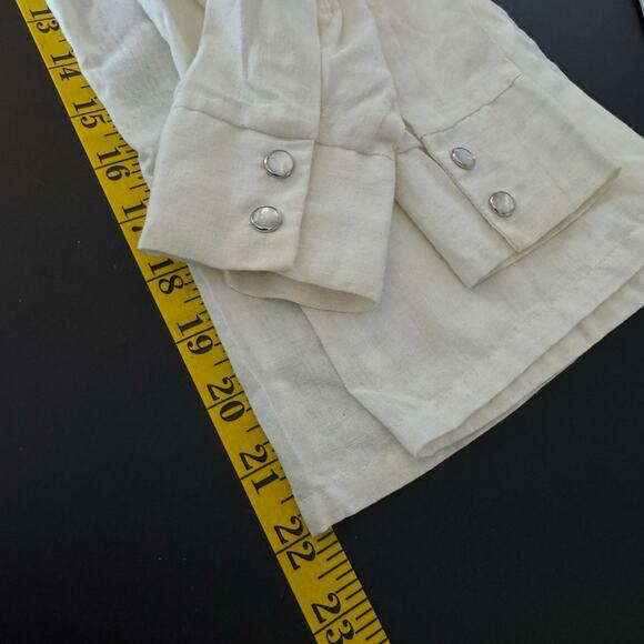 Vintage Border Town Kids Western Button Down Shirt Size 10 Cowboy Retro USA - Picture 14 of 14